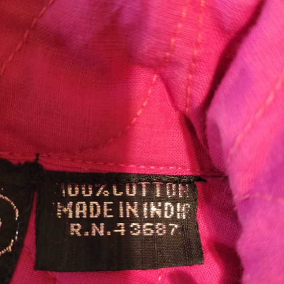 Jerry David pink women's size medium quilted toggle closure light jacket - Picture 5 of 11